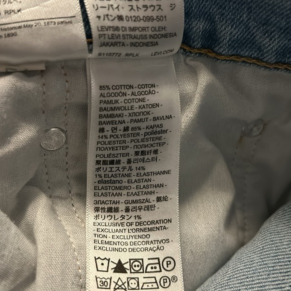 Levi’s ribcage straight ankle size 30 - Picture 5 of 5